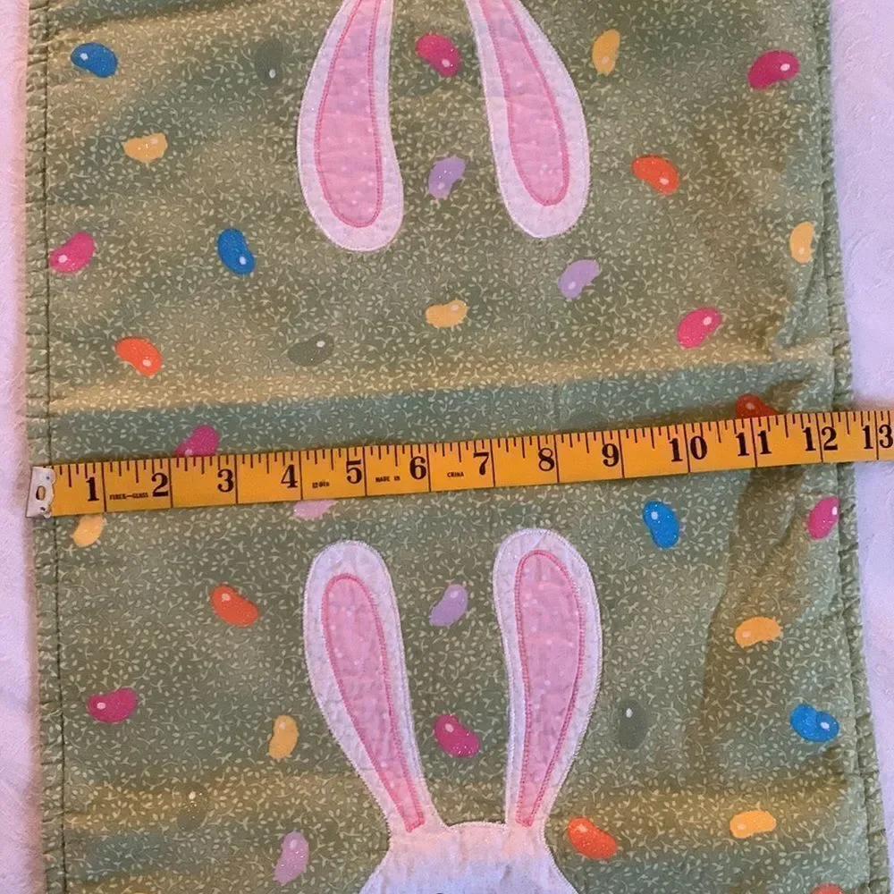 Table Runner Happy Easter  Bunny Jelly Beans Pastel